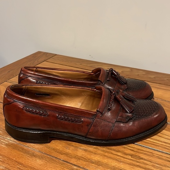 Allen Edmonds Cody British Tan Leather Loafers Size 9 1/2 D. - Picture 3 of 8